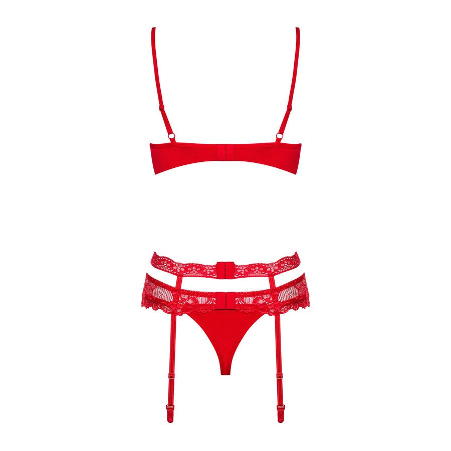 Obsessive Set I 3 Delar Röd