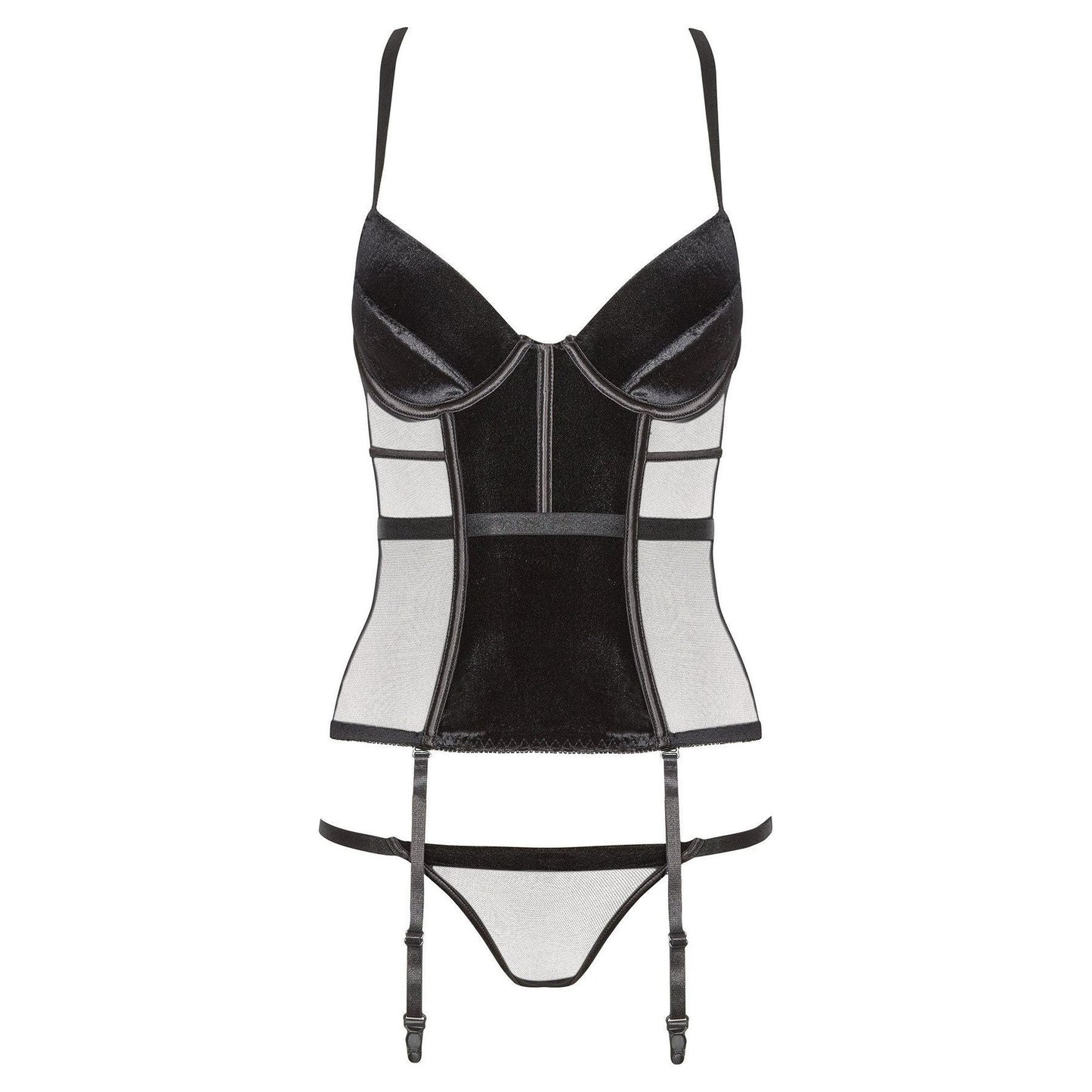 Beauty Night Fashion Korsett Monica Svart